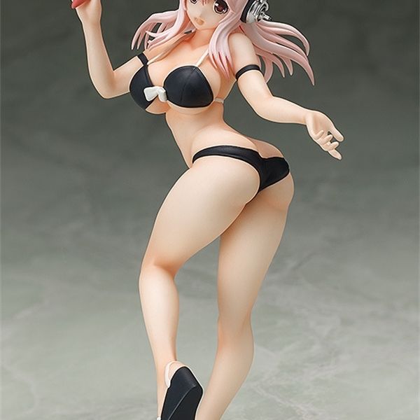 

super sonico ng s-style wave anime figure girl swimsuit ver.japanese pvc action figure toys collection model 1008