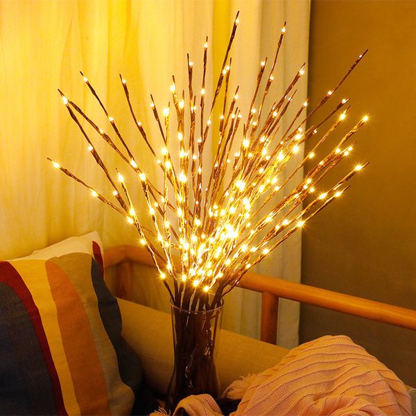 

new year decor simulation branch 20 led light string for home christmas tree decorations