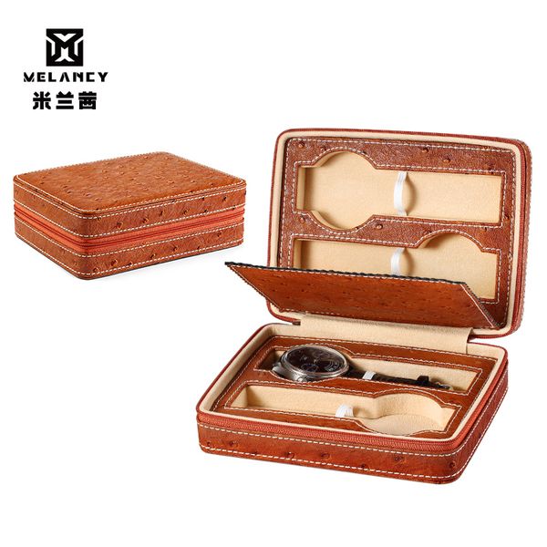 

custom personalized watch strap packaging leather gift boxes 4 watches box