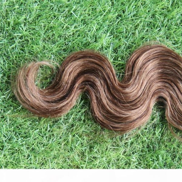 

#8 light brown color brazilian body wave 10-30 inch hair weaving 100% human hair weave 6a non remy bundles hair extensions, Black