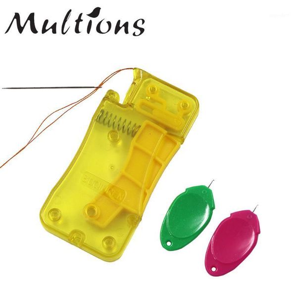 

3pcs automatic needle threader hand sewing needle threader stitch insertion tool needlework sewing accessories1, Black