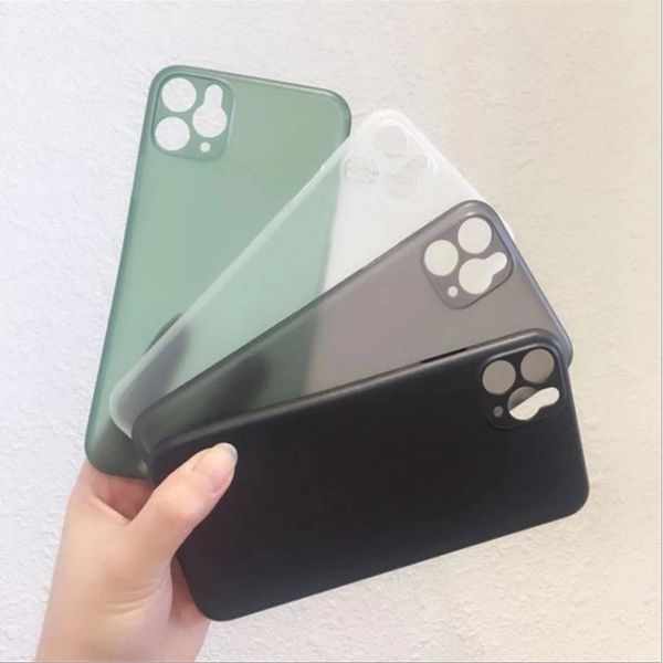 

0.3mm ultra thin slim matte frosted pp phone case full coveraged transparent flexible case cover for iphone 13 12 mini 11 pro max x xs xr 7