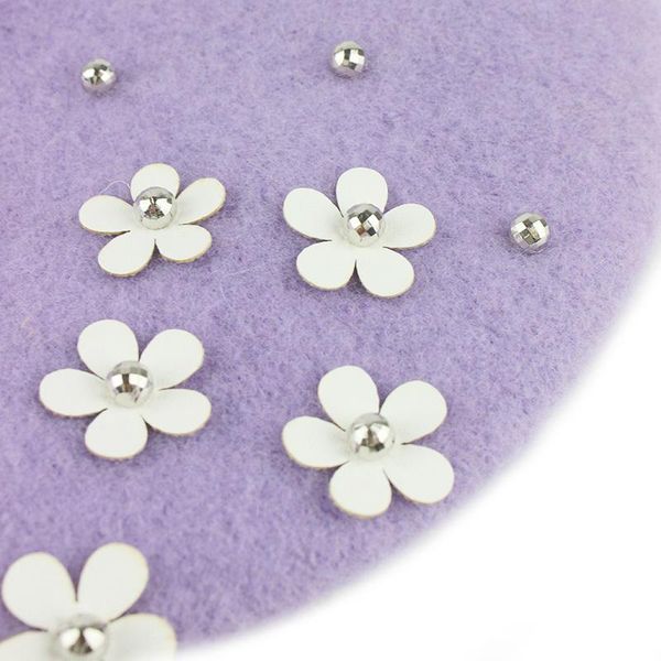 

flb] мода дети дети unisex имитация шерсть теплый берет детских девушки beanie hat cap осень зима шапка подарки painter cap f158 sqctfj, Black;white