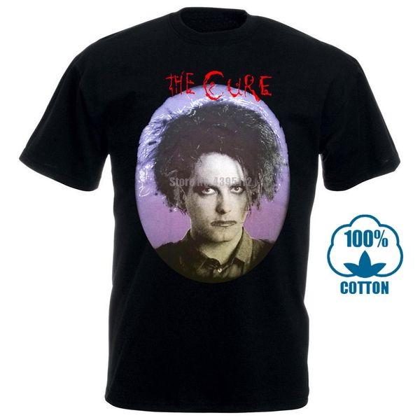 

the cure rare вышитого логотип роберт смит goth punk мужского лето стиль мода swag мужчина 012406 балахона дизайнеров футболки толстовки