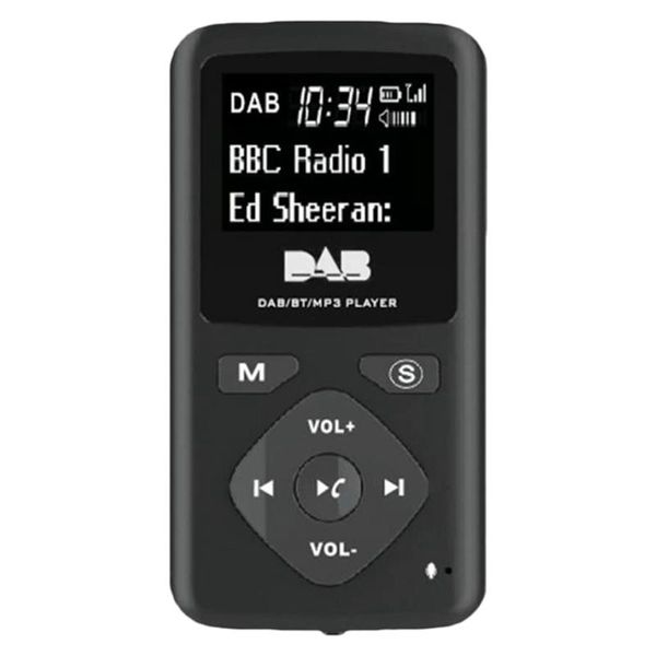 

radio dab/dab digital bluetooth 4.0 personal pocket fm mini portable earphone mp3 micro-usb for home
