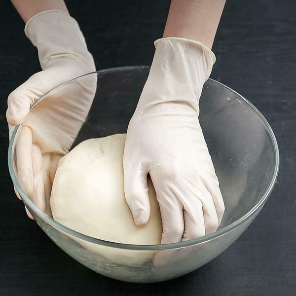 

disposable 50pcs universal latex kitchen good /dishwasher/ /work/ rubbe /garden gloves high quality