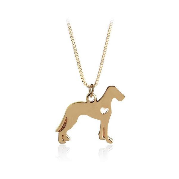 

chains love spotty dog casting pendant fashion necklace jewelry, Silver