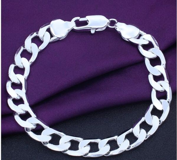 

высокие ювелирные изделия цвет браслетов списки hiphop подарки браслет рождественские новые классические мода 10 мм серебряные цепочки качес, Silver