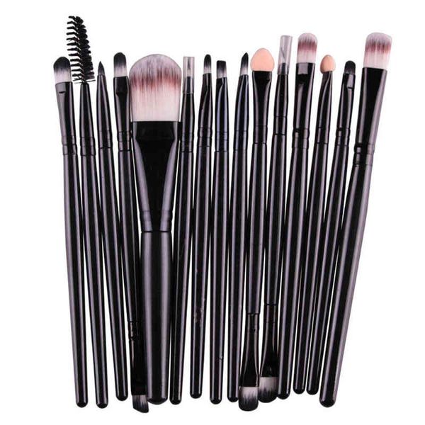 Saúde e Beleza Produtos Maquiagem Escova Maange Maquiagem Escovas De Maquiagem Conjunto De Olho Sombra Fundação Pó Eyelash Cosmetict para Face Make Up Brush Tools 220226