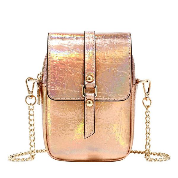 

reflective colorful women's bag casual women's mobile phone bag fashion shoulder crossbody