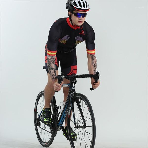 

boestalk bike team race clothing quick-drying breathable mountain road bike cycling sportswear gel cushion1, Black;blue