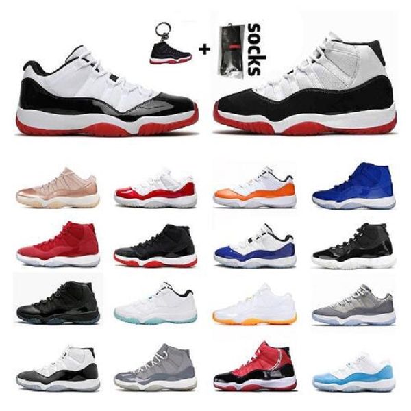 

with box new 2021 bred 11s concord 45 space jam snakeskin mens basketball shoes shoe gamma blue men sports women sneakers trainer