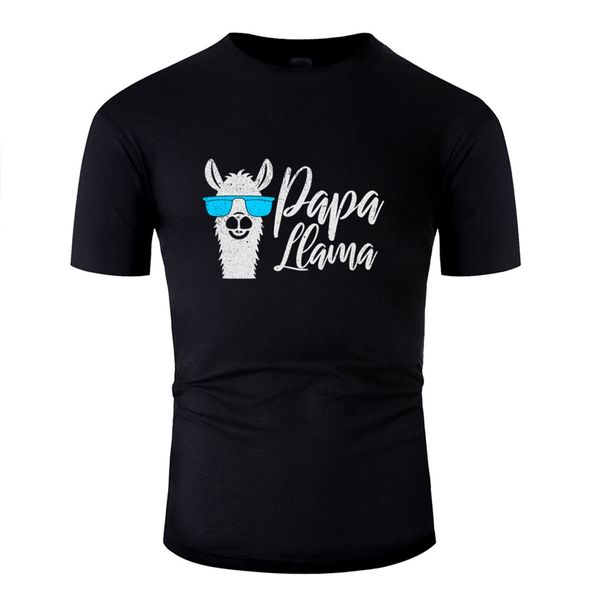 

print papa llama father and son cute matching men humor men short sleeve hoodie designers t shirts sweatshirt