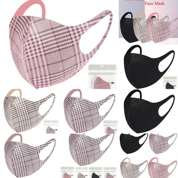 

black designer fashion kids 20pcs face lug-type sunscreen breathable deerskin mask washable three-dimensional masks 1 nsogn