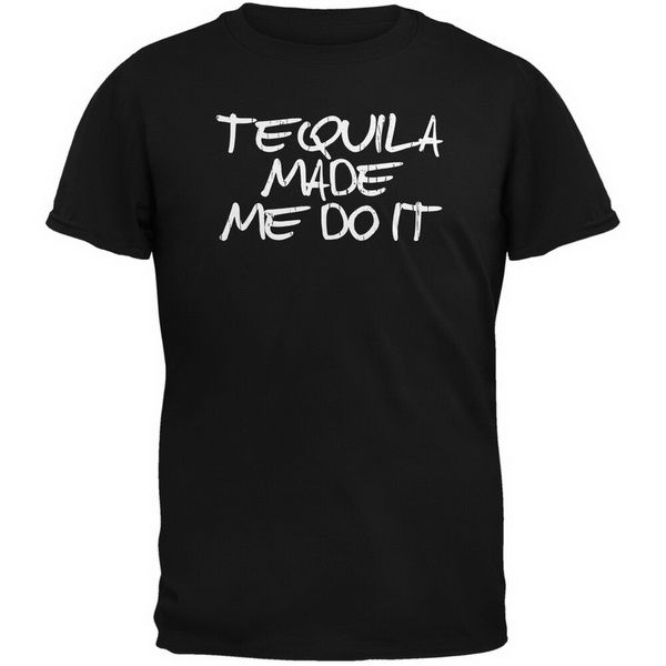 

cinco de mayo - tequila made me do it black t-shirt new trends tee shirt sport hooded sweatshirt hoodie