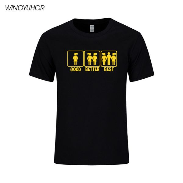 

good better funny joke casual short sleeve boyfriend's gift tees camisetas masculina sport hooded sweatshirt hoodie men t shirt