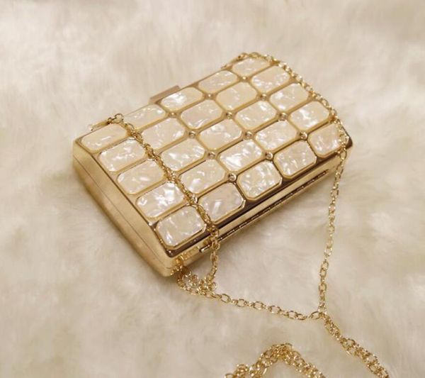 

golden bag female 2022 new crystal diamond dinner banquet holding one shoulder messenger small square bag trendy fashion clutch bag 01