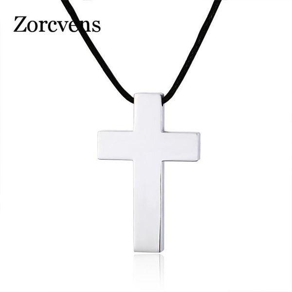 

ожерелье modyle 2020 новая мода из нержавеющей стали крест кулон для мужчин женщин ювелирных изделий подарок, Silver