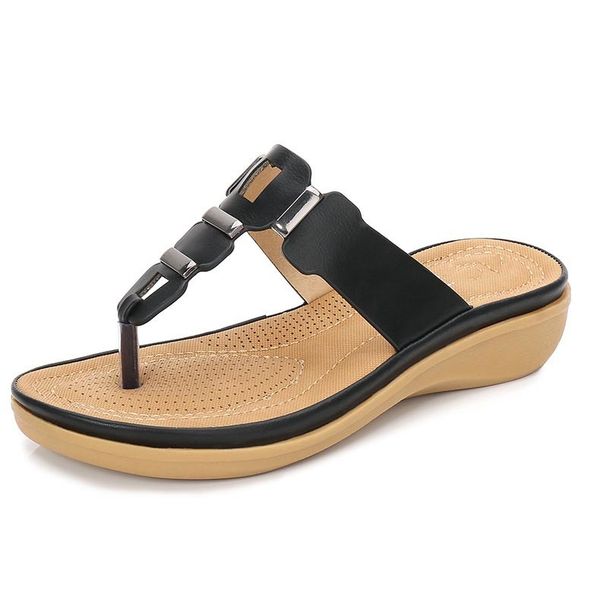 

2020 beach you'll see shoes, sandals of the bohemian background ladies, sandals, slippers, slippers. 7cf8, Black
