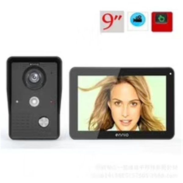 

9 inch touch screen wireless wifi doorbell 1000tvl intercom video door phone1