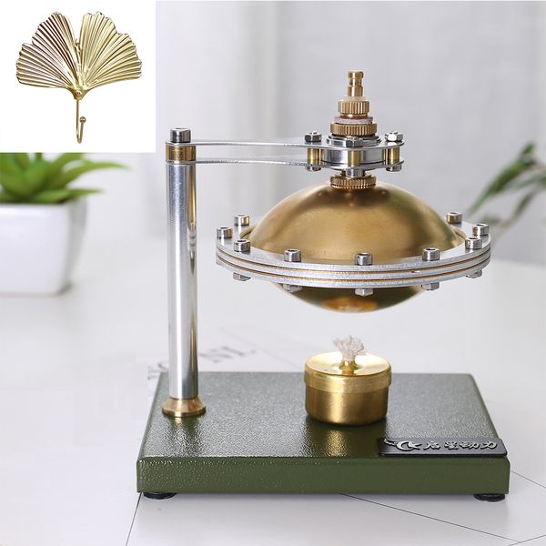 

ufo spin suspension steam engine model kit metal education toys gift