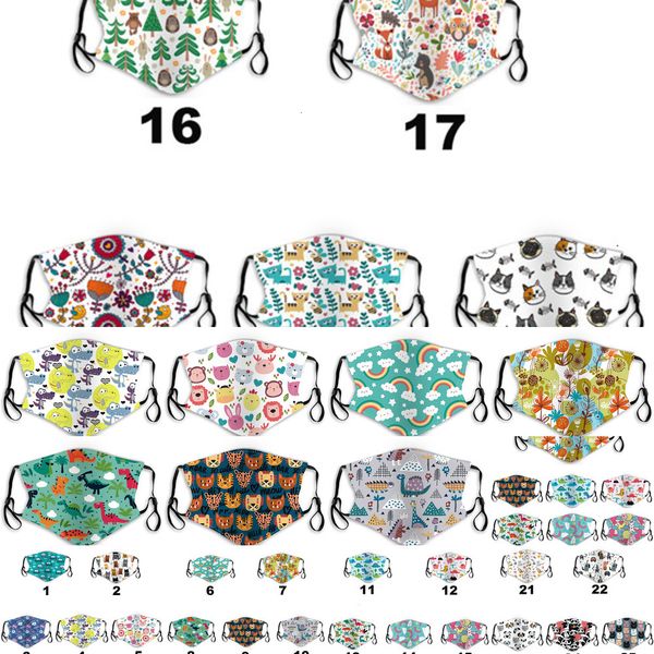 

fashion printed cotton design mask dust respirator can be washed water and inserted with filters face masks 4 ne0ts