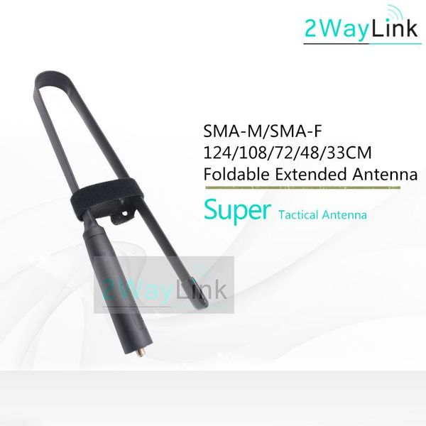 

tactical antenna sma-female dual band vhf uhf 144/430mhz foldable antenna walkie talkie uv-5r uv-82 uv-5r uv-9r plus sma-f