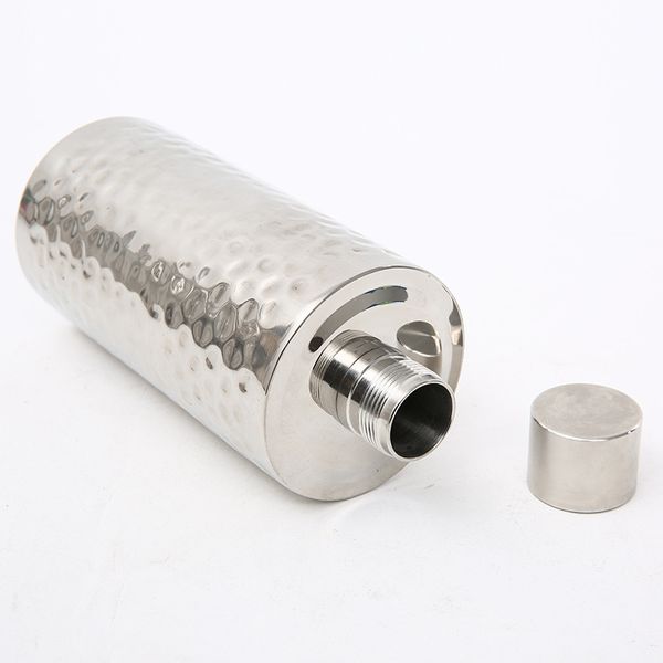 

stainless steel wine bottle travel use cylinder shape liquor bottles self color portable hip flasks new arrival 22jg l1