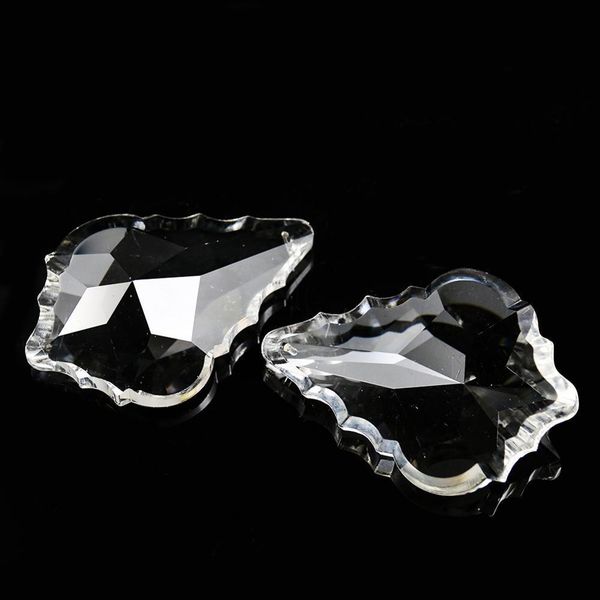 

75mm maple leaf crystal pendants glass bead chandelier crystals prisms suncatcher hanging ornament accessories home decor h jlldjs