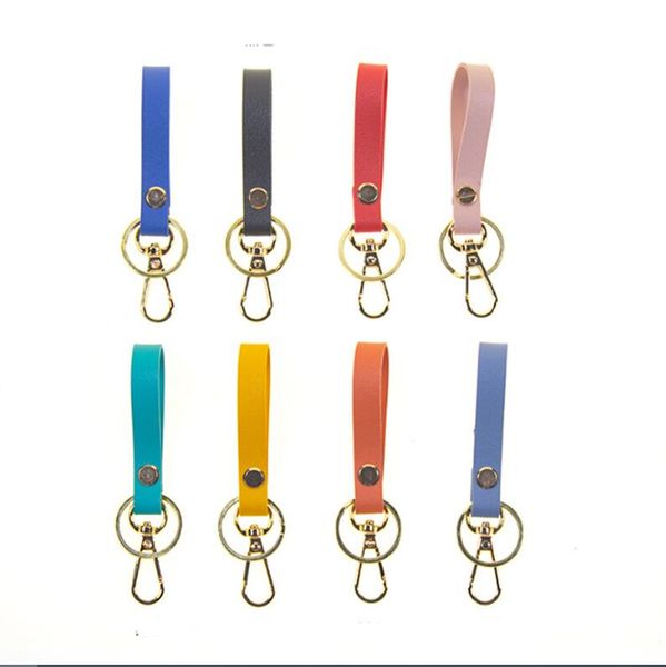 

solid color car key pendant keychain pendant key chain lanyard id card work permit key chain adults kids type lanyard card rope e122412