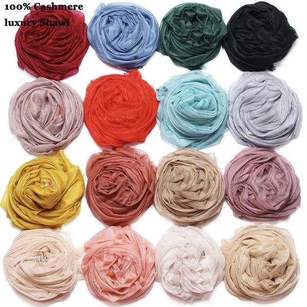 

100% ring cashmere scarf women fashion solid summer thin shawl ladies long soft warm 100*230cm beautiful, Blue;gray