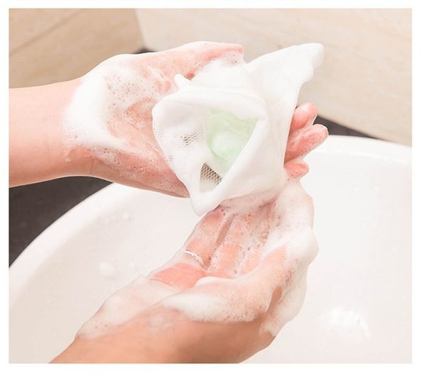 

bag foam soaped foaming glove for soap net bathroom cleaning gloves mesh bath sponges
