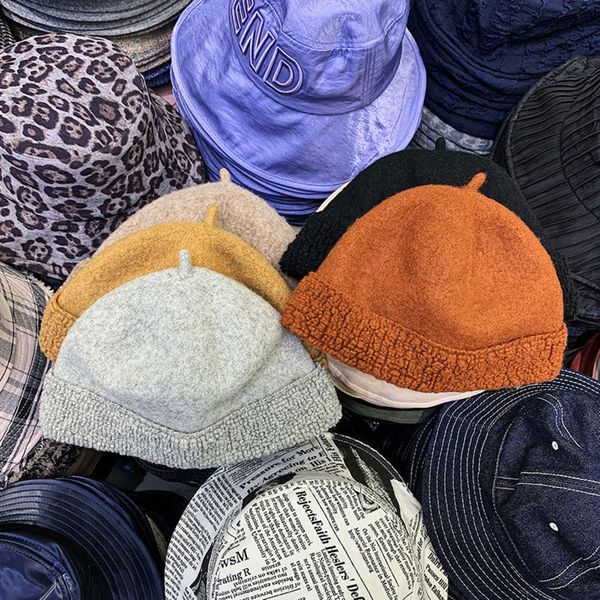 

new landlord's hat a in autumn and winter, Blue;gray