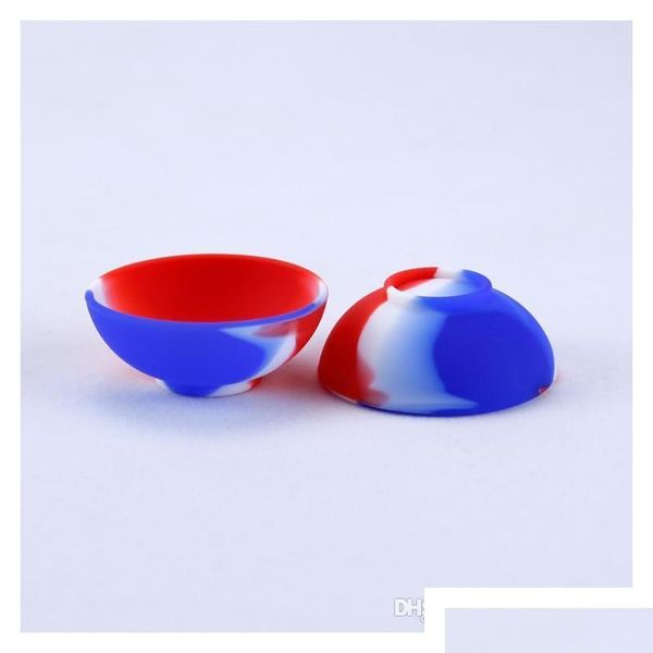 

bowl shape sile container food grade small rubber non-stick jars dab tool storage oil holder mini wax contai jlltky bdesybag