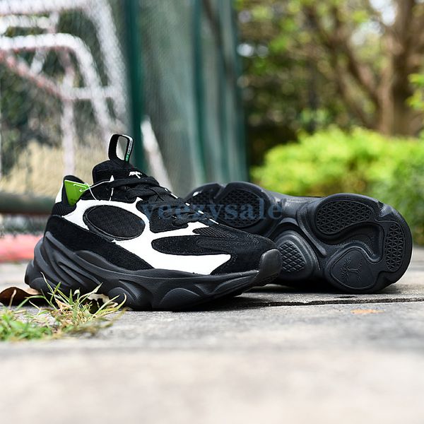 

new us 10 eur 44 treeperi fashion chunky 5.0 running shoes black white men sports sneakers wholesale