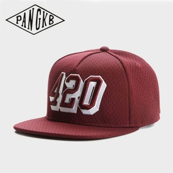 

pangkb brand 420 fo twenny adjustable snapback hat men women hip hop headwear outdoor casual sun baseball cap bone 201027, Blue;gray
