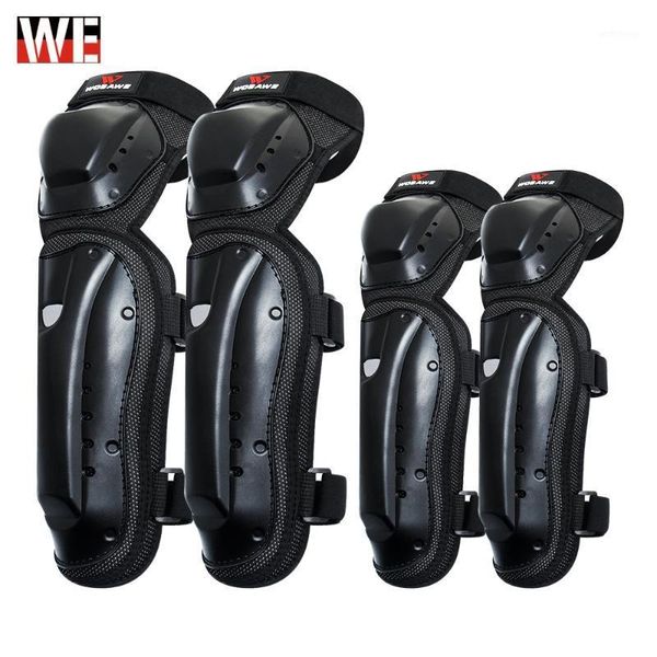 

wosawe 4pcs motorcycle knee pads skating riding elbowpads knee protector protection off road motocross brace elbow guards kit1