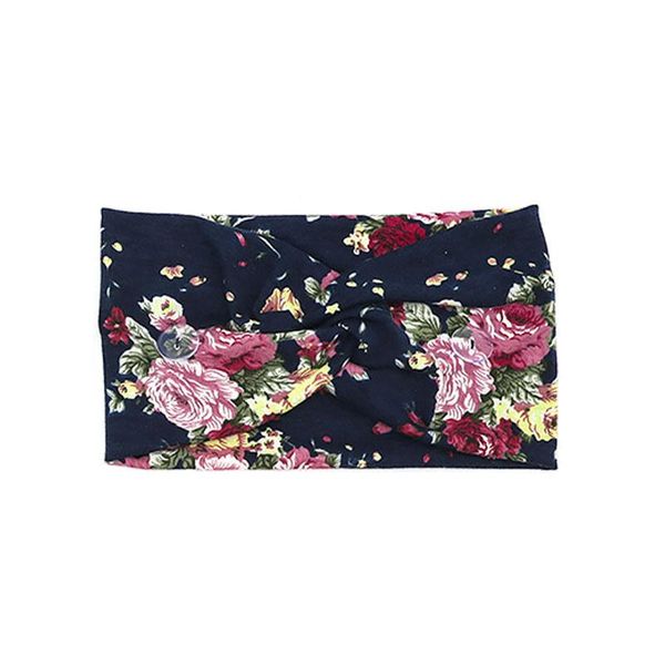 

women wide stretch headband mask holder floral headband elegant quick-drying sweat button sports yoga hairband hair accessories q bbypau