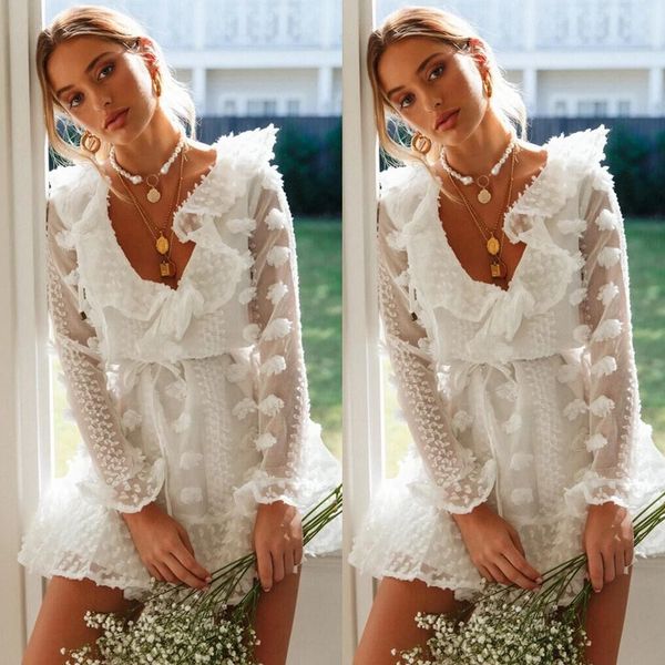 

fall 2019 new perspective v-neck long sleeve women fall 2019 dress lacenew perspective v-neck lace lace long sleeve dress women pu, Black;gray