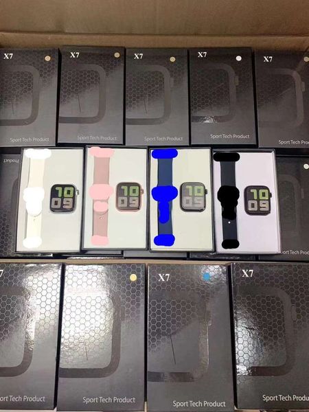 

x7 smart watch bluetooth call music custom dial heart rate and blood prsure monitoring information reminderjk