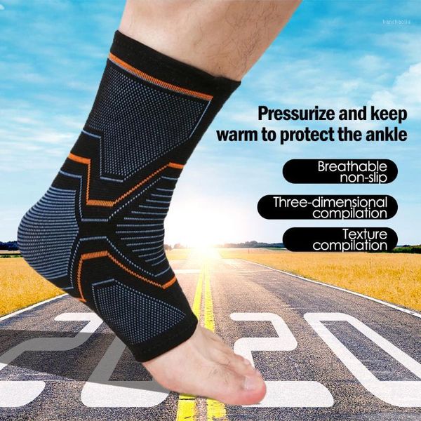 

ankle support 1pc brace compression sleeve elastic breathable for recovery joint pain basket foot outdoor sports socks1, Blue;black