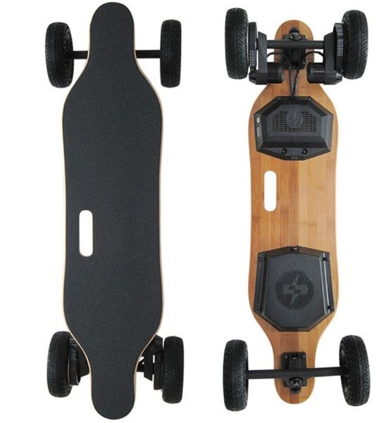 Новый 4 -колесный внедорожник Electric Scooter 1800W 8000mah Off Road Longboard Hoverboard Skateboard Двойной мотор с удаленным контроллером