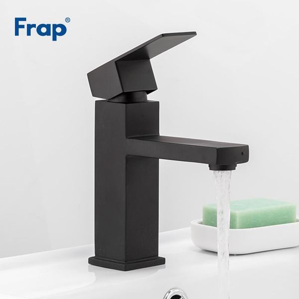 

frap black square bathroom sink faucet stainless steel basin faucet wash tap bathroom toilet deck mounted basin mixer tap y101701