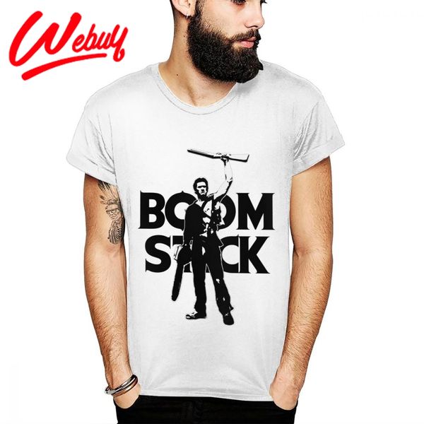 

new casual ash williams boomstick evil dead t shirt man leisure summer round neck homme tee shirt sport hooded sweatshirt hoodie