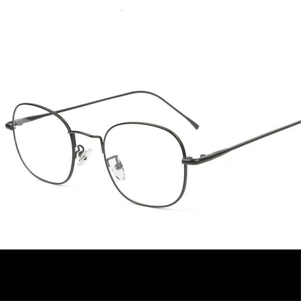 

square metal eyeglasses frames women mens designer eyeglasses prescription frames fashion glasses with clear lenses mfcj085, Silver