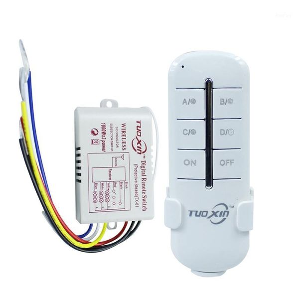 

Wireless Remote Control Switch ON/OFF 220V Lamp Light Digital Wireless Wall Remote Switch Receiver Transmitter For LED Lamp1
