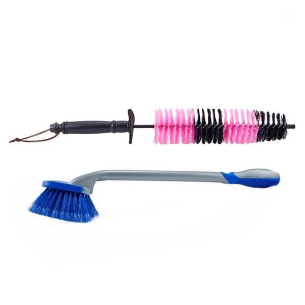 

car cleaning brush tire rim brushes auto cleaning tool car wheel brush & long handle1