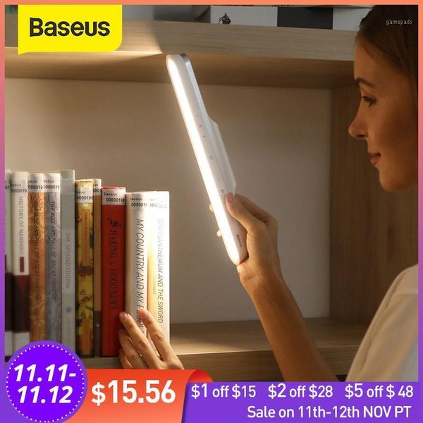 

smart electric heaters baseus hanging magnetic desk lamp chargeable stepless dimming led table cabinet light night for closet wardrobe1