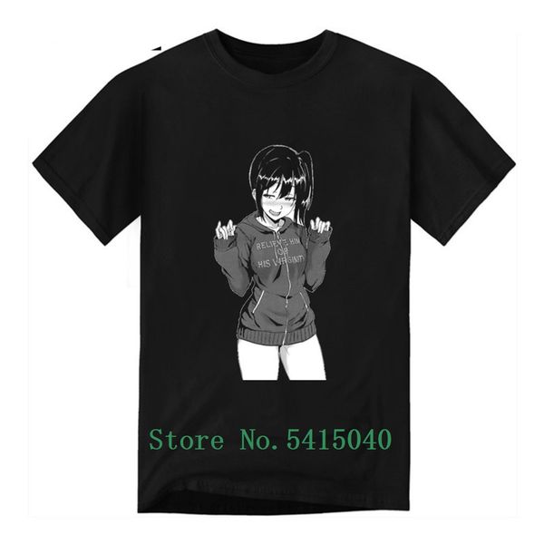 

2020 anime girl t shirt summer men tshirt 100% cotton harajuku mens clothes anime short sleeve shirt sport hooded sweatshirt hoodie