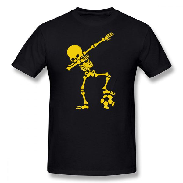 

sport dab skeleton football t-shirt fashion funny birthday cotton short sleeves t shirts causal o-neck tees hip hop oversized